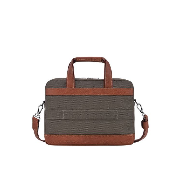 Longchamp Briefcase S Vászon Aktatáska Barna | 814320TEI