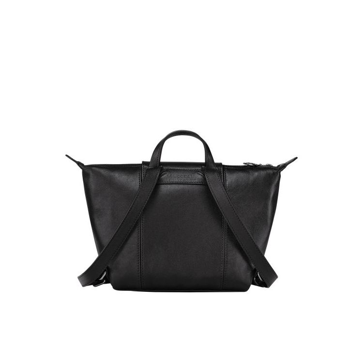 Longchamp Bőr Hátizsák Fekete | 378420BWY