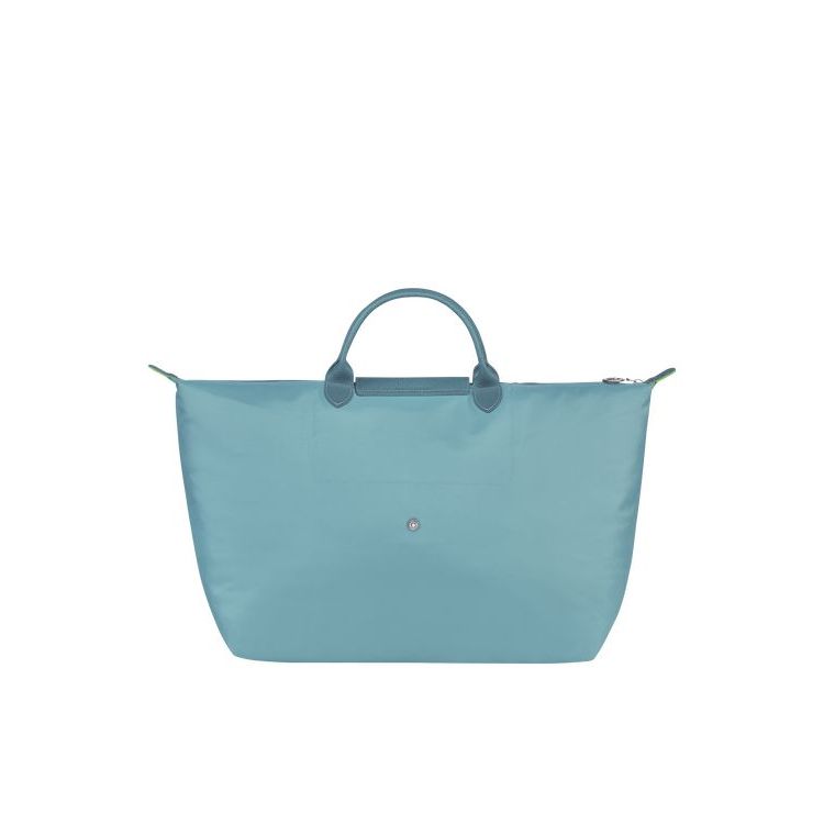 Longchamp L Thunderstorm Recycled canvas Utazótáskák Kék | 076925QPB