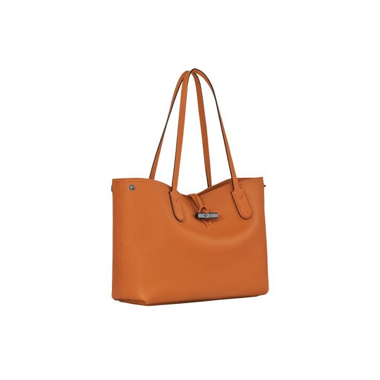 Longchamp Saffron Bőr Válltáskák Narancssárga | 078512LFS