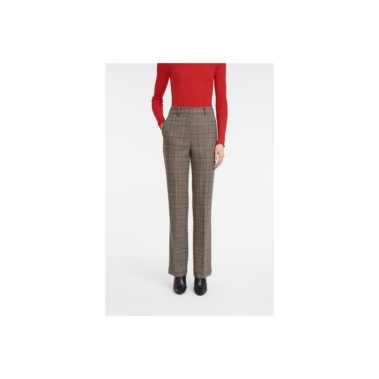 Longchamp Trousers Gyapjú Nadrág Barna | 439875NFC