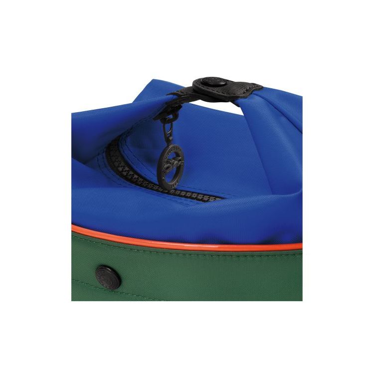 Longchamp Vászon Válltáskák Zöld | 783106HNM