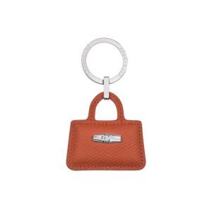 Longchamp Bőr Kulcstartó Sötétpiros | 804967RTJ